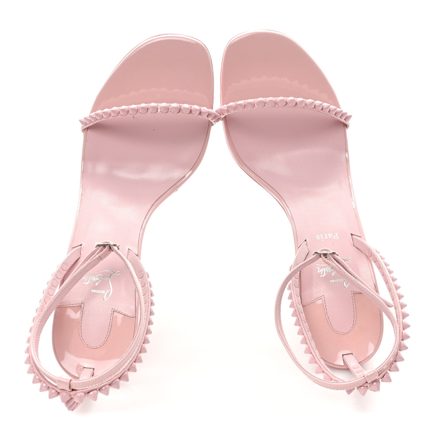 Christian Louboutin Patent So Me 100 Sandals 40 Rosy 2 of 10