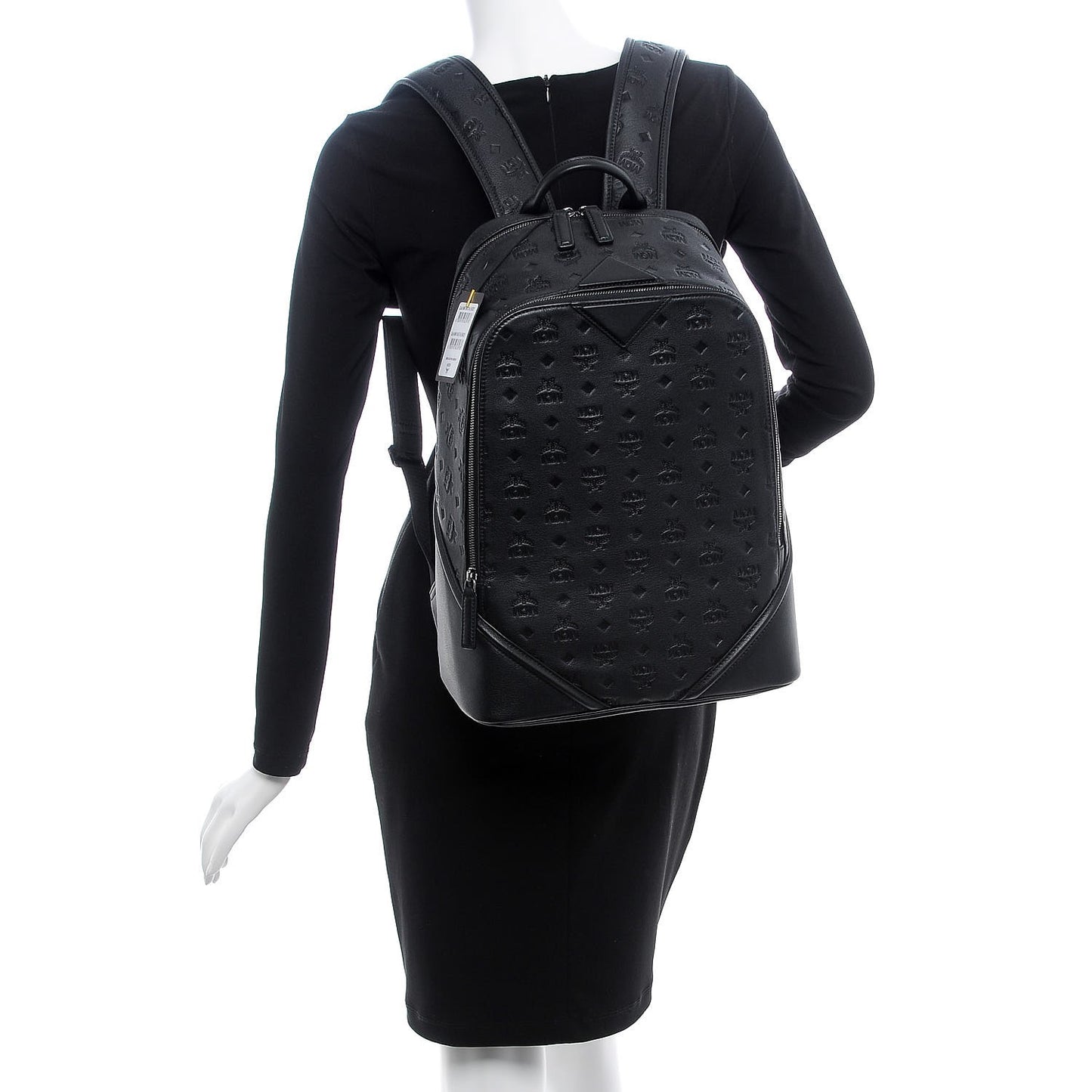 Calfskin Ottomar Monogram Duke Backpack Black