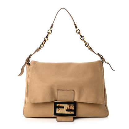 Fendi Vitello Savana Big Mama Baguette Caramello Tartaruga Natural 1 of 13