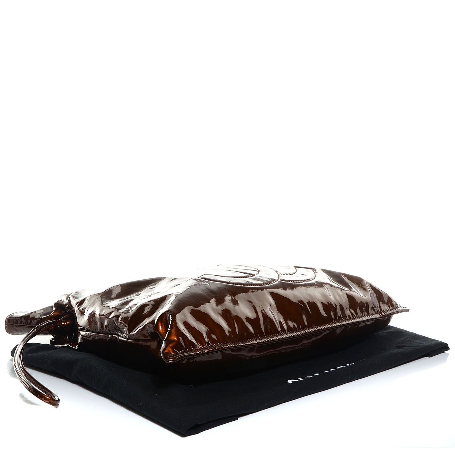 Patent Bonbons Shopper Tote Bronze