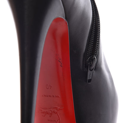 Christian Louboutin Calfskin Daf Booty 160 Ankle Boots 40 Black 12 of 13