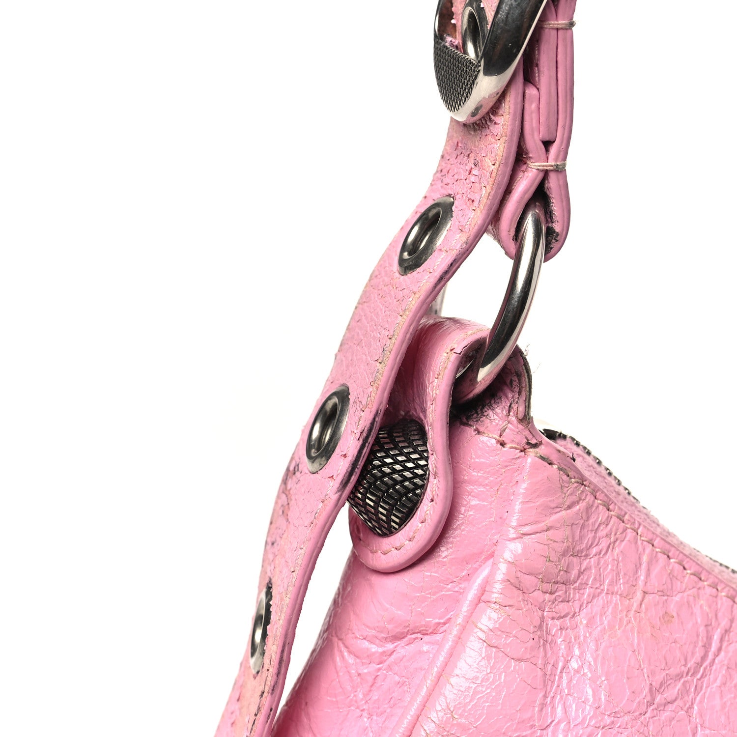 Balenciaga Agneau Arena Le Cagole Shoulder Bag XS Candy Pink 16 of 18