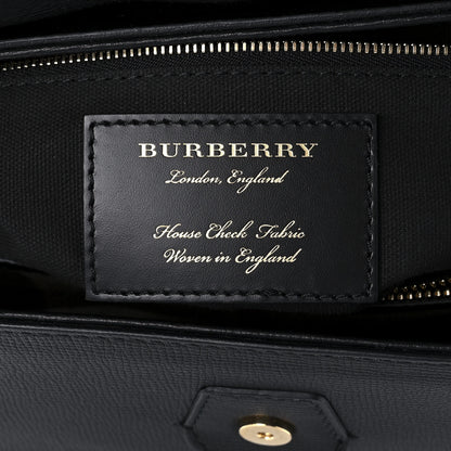 Burberry Derby Calfskin House Check Medium Camberley Black 7 of 11