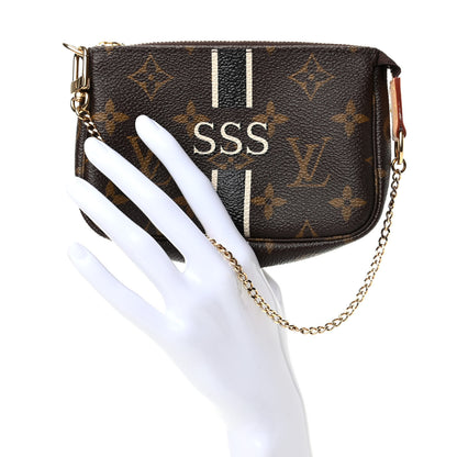 Louis Vuitton Monogram My LV Heritage Mini Pochette Accessories Ivory Black 2 of 8