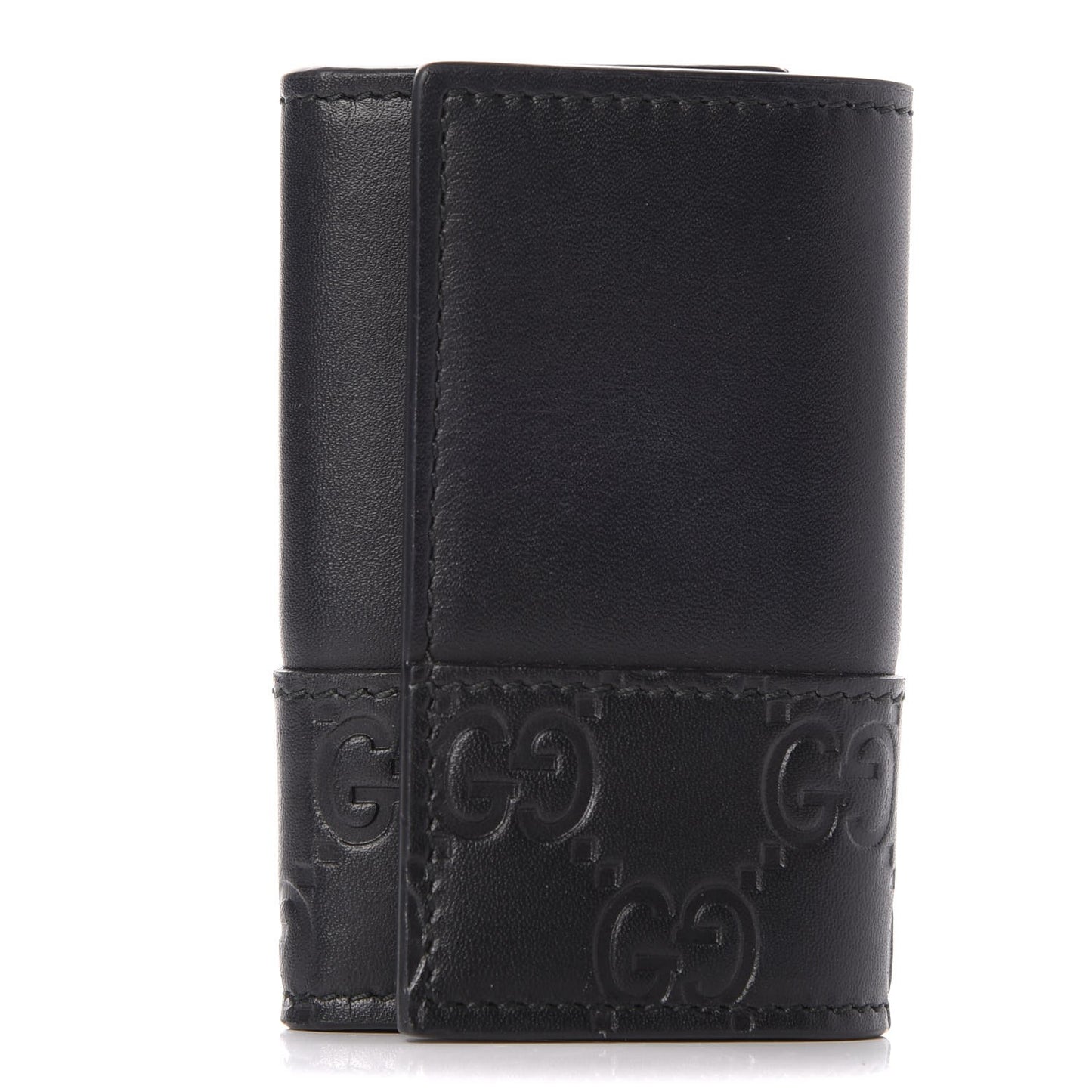 Guccissima 6 Key Holder Case Black