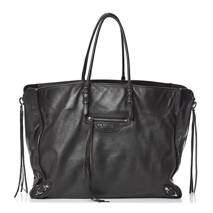 Balenciaga Veau Papier A4 Zip Around Tote Coffee 1 of 11