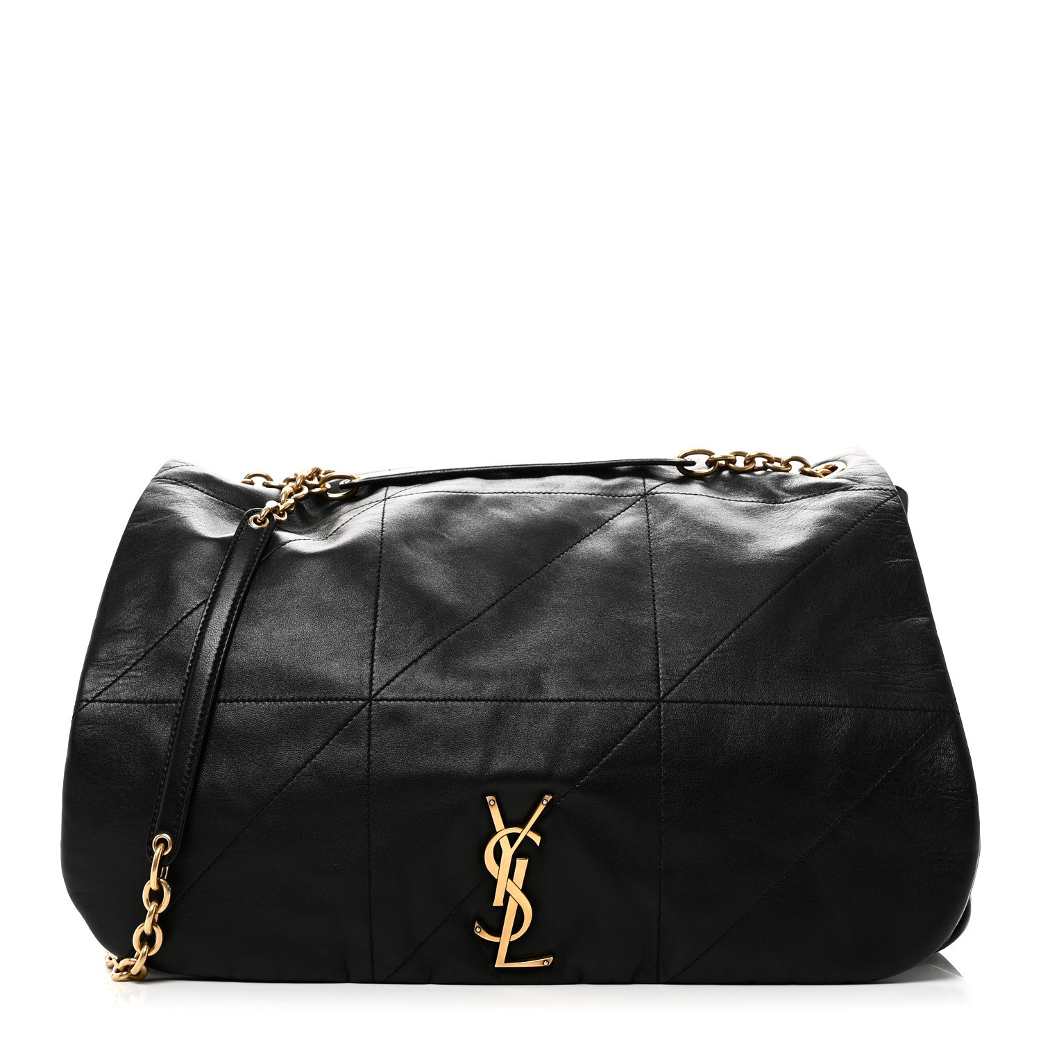 Saint Laurent Lambskin Matelasse Monogram Large Jamie 4.3 Black 1 of 9