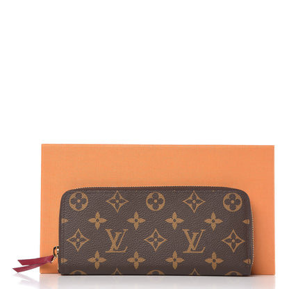 Louis Vuitton Monogram Clemence Wallet Fuchsia 7 of 7