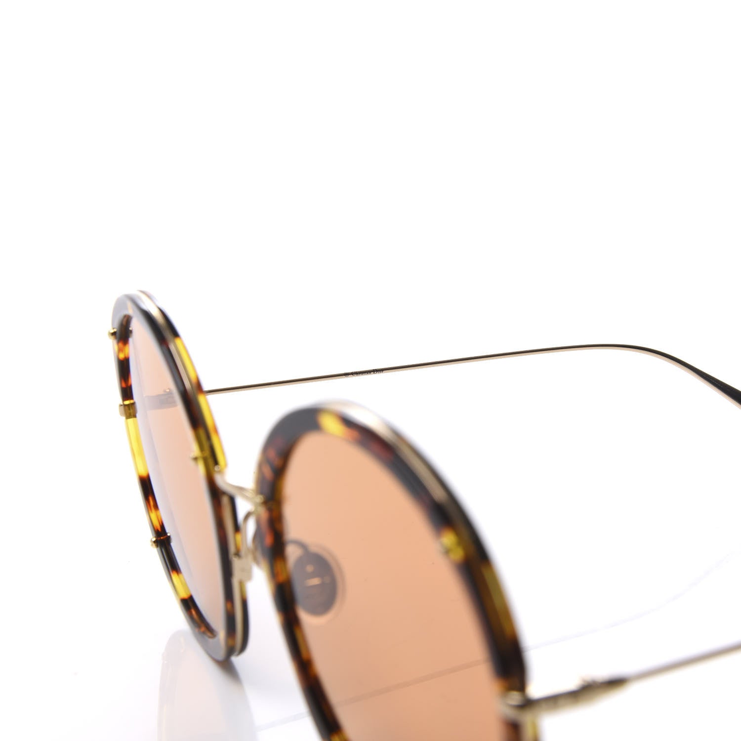 Christian Dior Hypnotic 1 Round Sunglasses Havana Orange 7 of 9