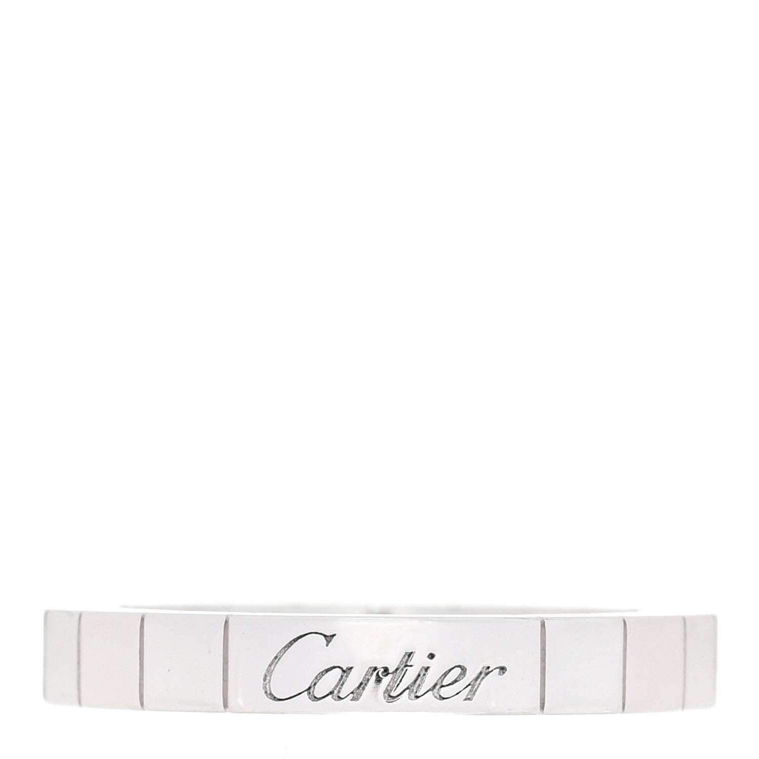 Cartier 18K White Gold Lanieres Ring 52/6 1 of 4