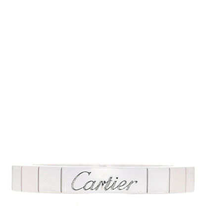 Cartier 18K White Gold Lanieres Ring 52/6 1 of 4