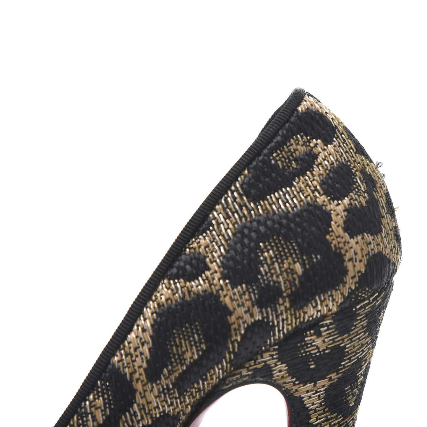Jacquard Leopard Print Daffodile 160 Pumps 37 Black