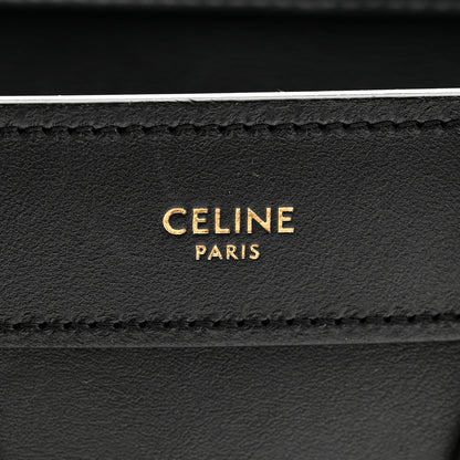 Celine Smooth Calfskin Nano Luggage Black 6 of 11