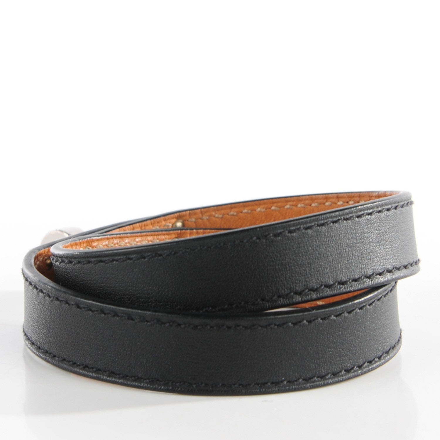 Hermes Chamonix Kelly Double Tour Bracelet S Black 3 of 7