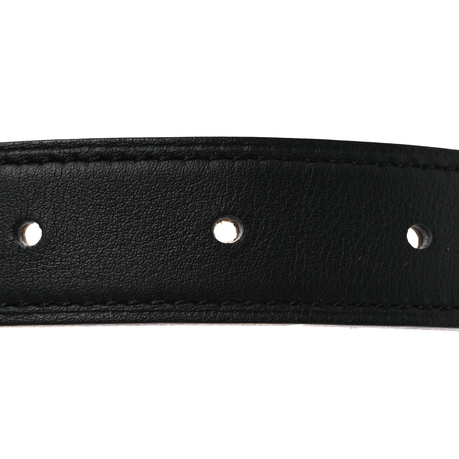 Hermes Swift Epsom 24mm Mini Constance H Belt 75 30 Black Gold 3 of 7