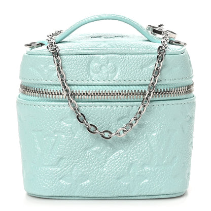 Louis Vuitton Empreinte Monogram Micro Vanity Pearly Lagoon Turquoise 1 of 10