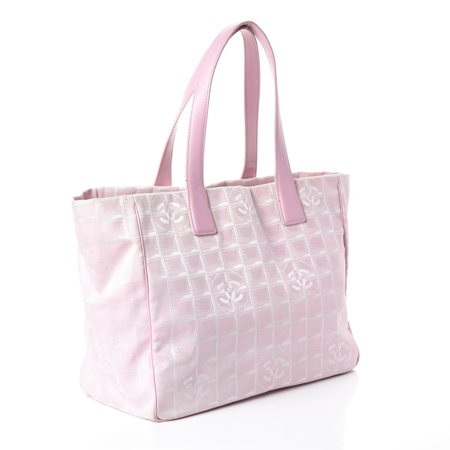 Nylon Medium Travel Tote Pink