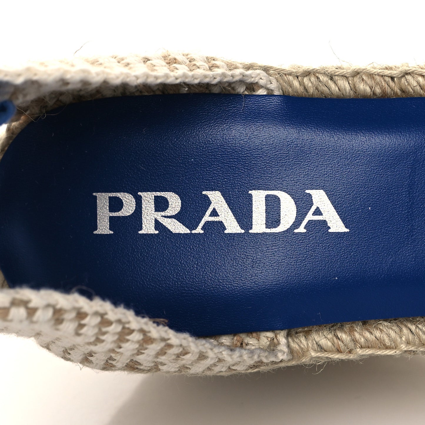 Linen Ankle Wrap Wedge Espadrilles 41 Light Blue