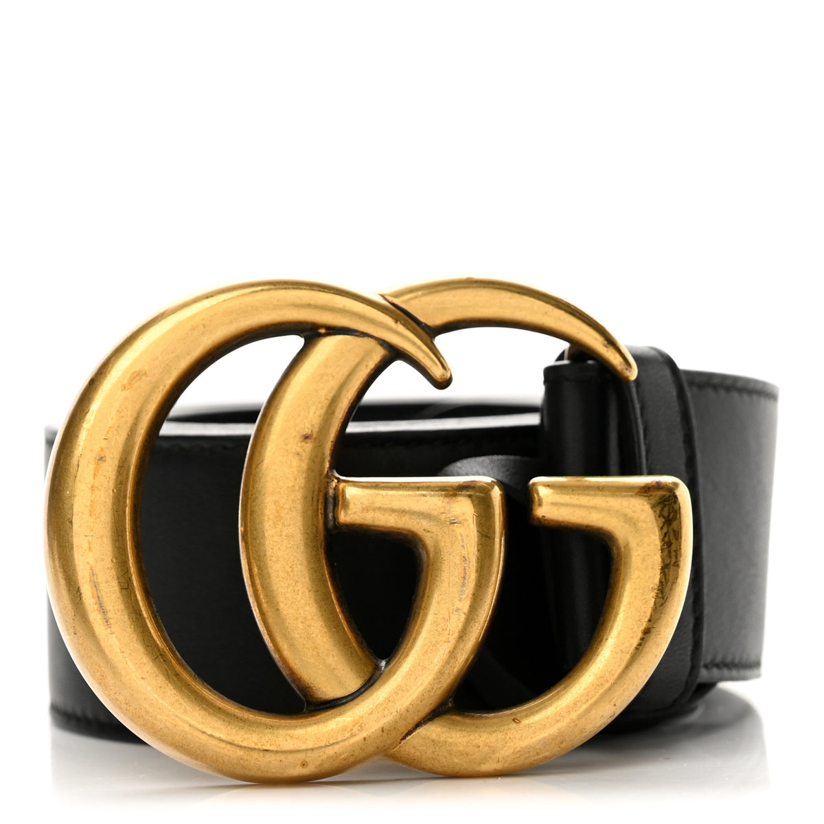 Gucci Calfskin Double G 40mm Belt 90 36 Black 1 of 7