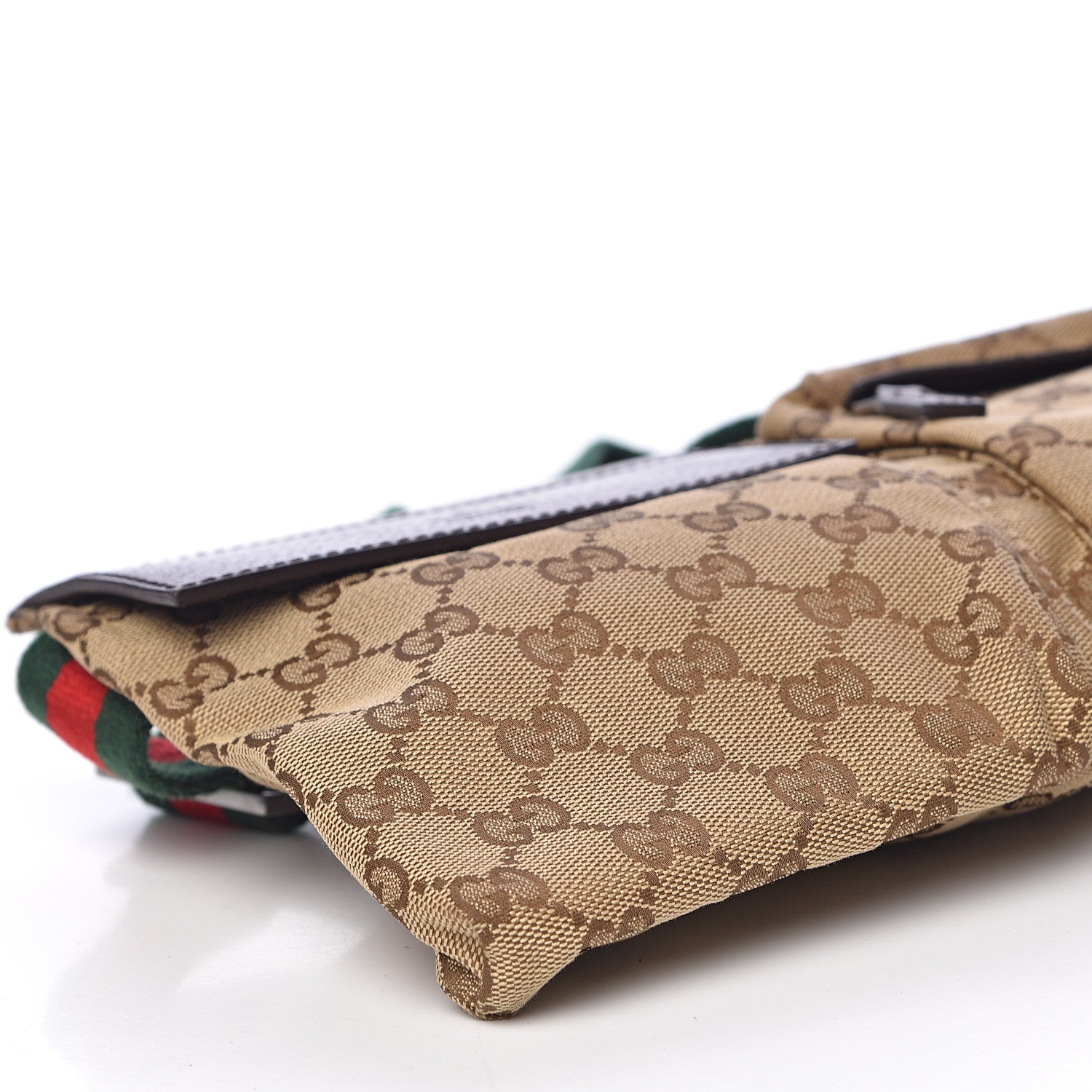 Gucci Monogram Web Belt Bag Dark Brown 8 of 11