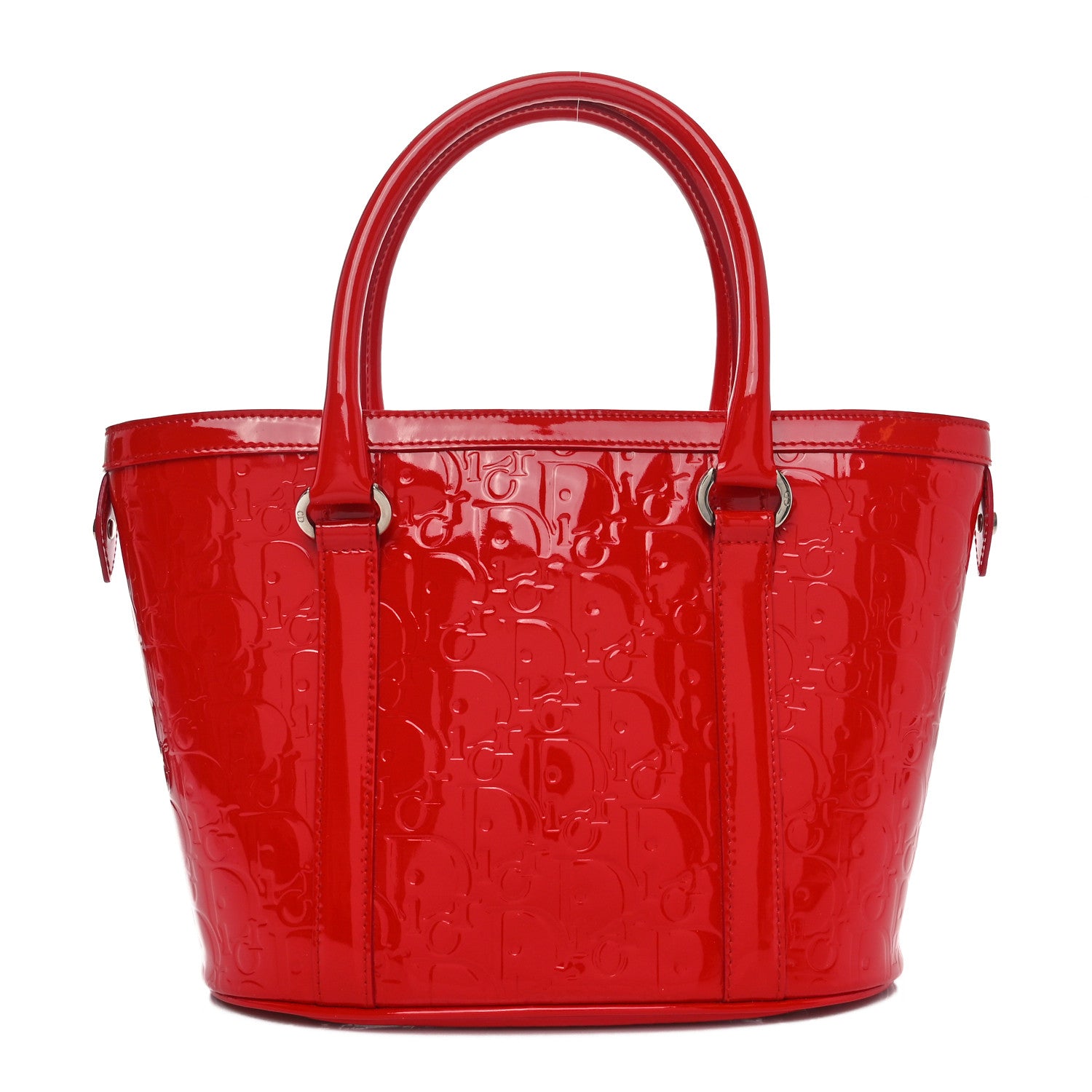 Christian Dior Patent Ultimate Tote Red 1 of 10