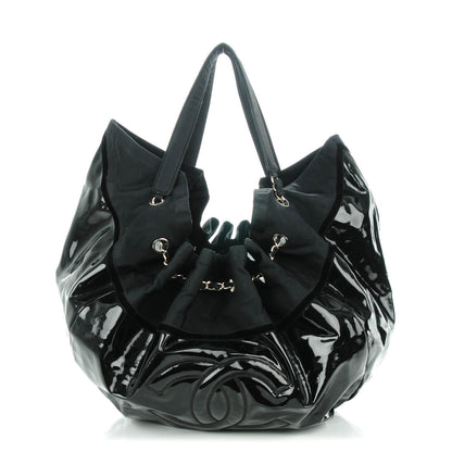 Chanel Vinyl Large Stretch Spirit Cabas Black 1 of 8
