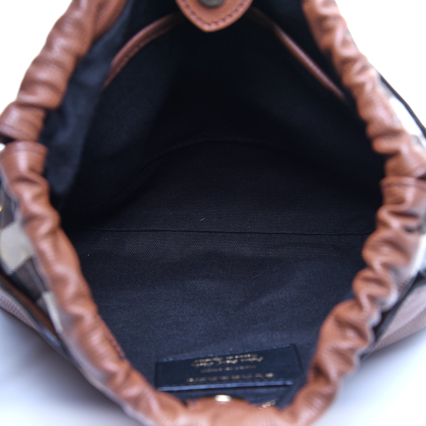 Calfskin House Check Little Crush Tan