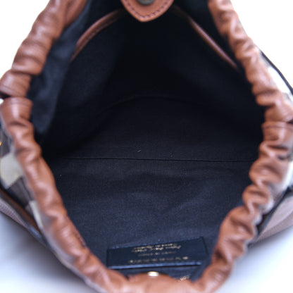 Burberry Calfskin House Check Little Crush Tan 5 of 14