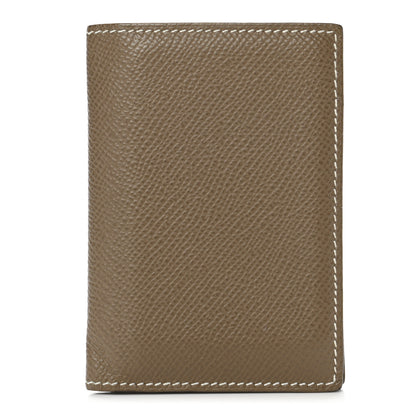 Hermes Epsom MC2 Euclide Card Holder Case Etoupe 1 of 8