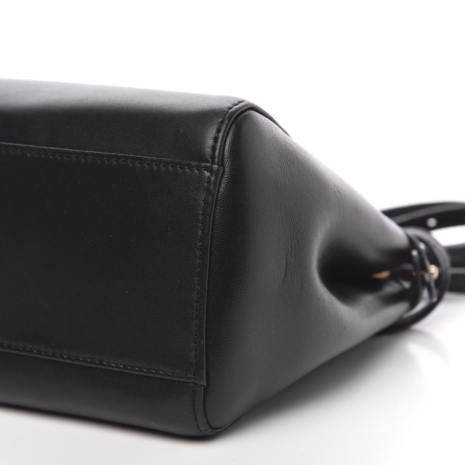 Fendi Nappa Mini Peekaboo Iconic Satchel Black 9 of 14