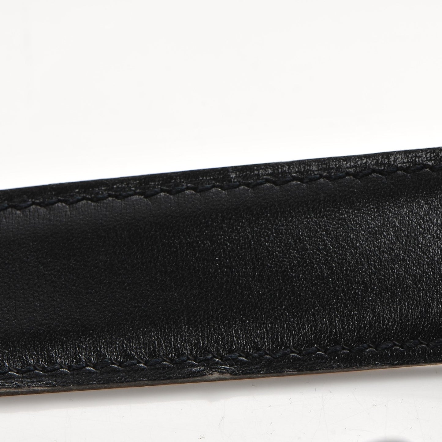 Box Togo Constance 24mm H Belt 65 Noir Gold