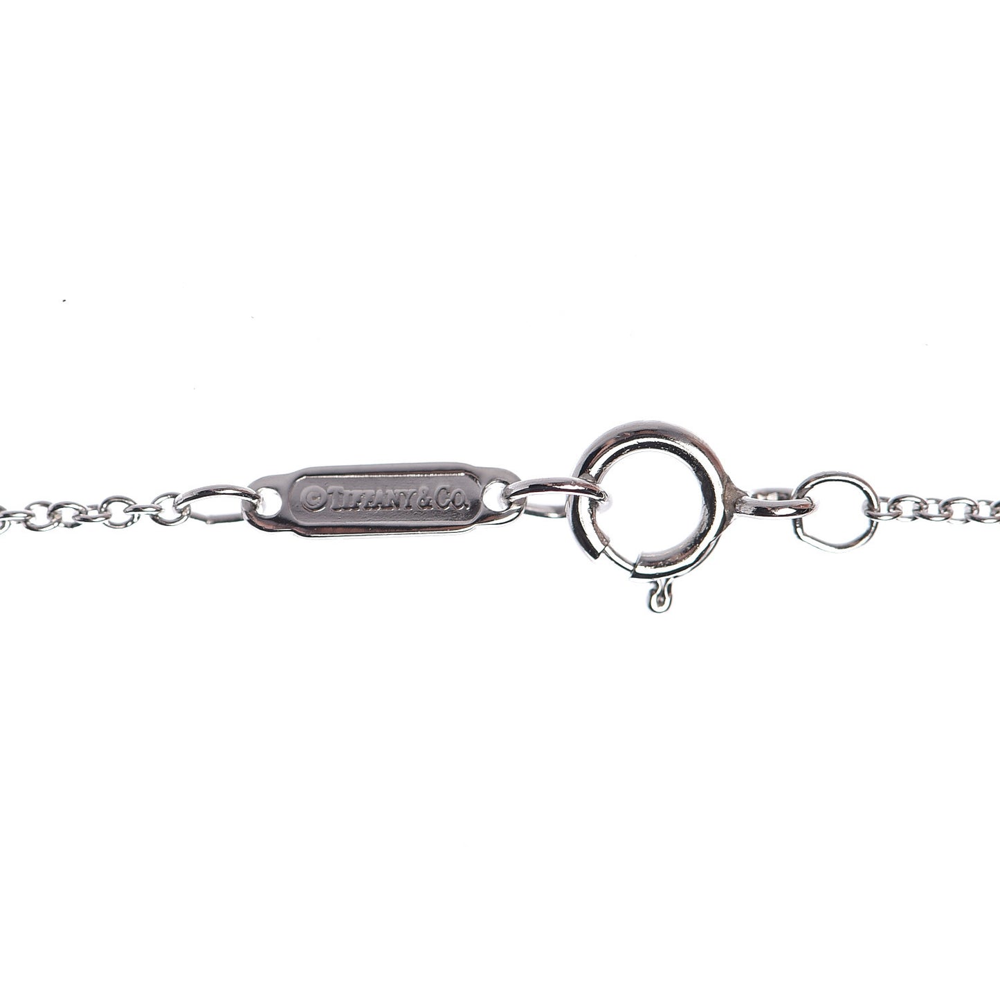 Platinum Diamond Horseshoe Pendant Necklace