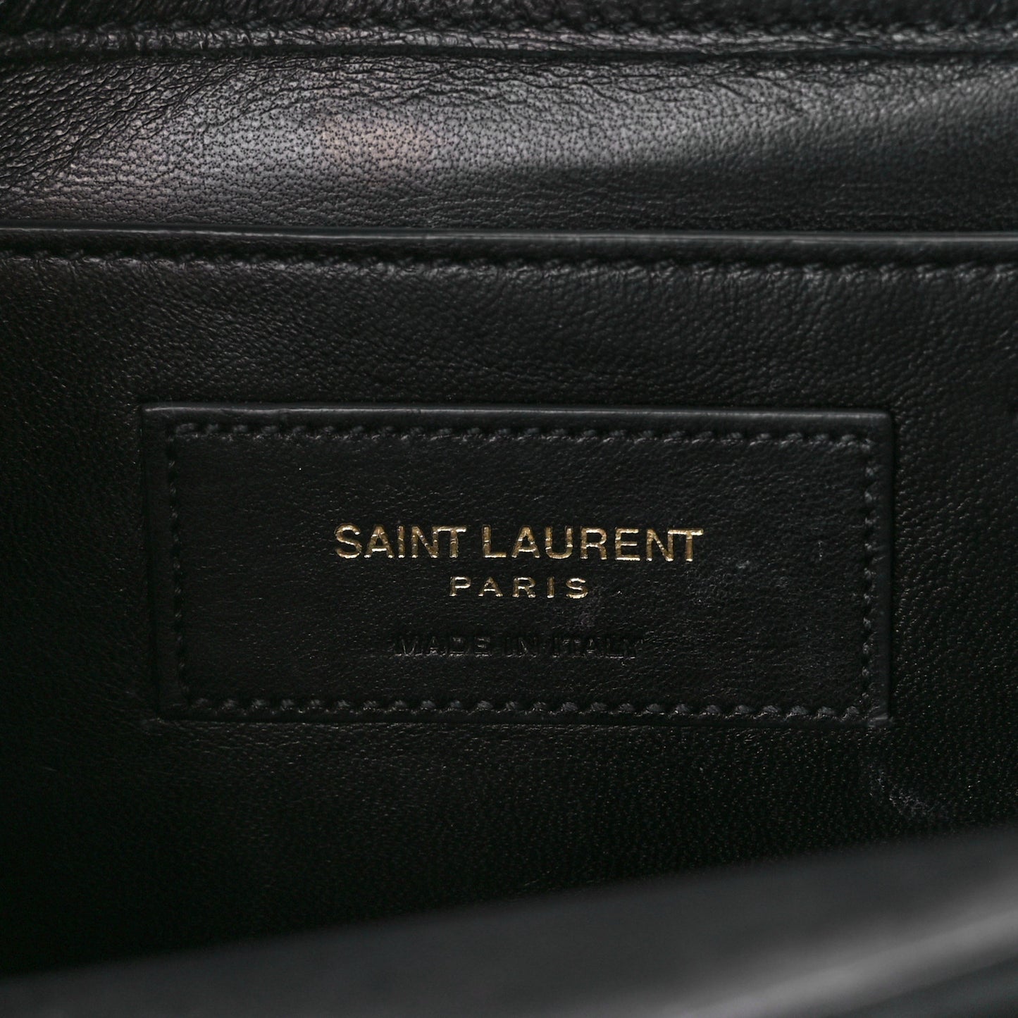 Suede Medium Classic Monogram Kate Satchel Black