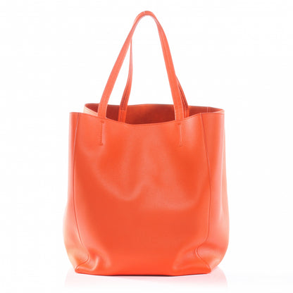 Celine Leather Medium Horizontal Cabas Phantom Orange 3 of 7