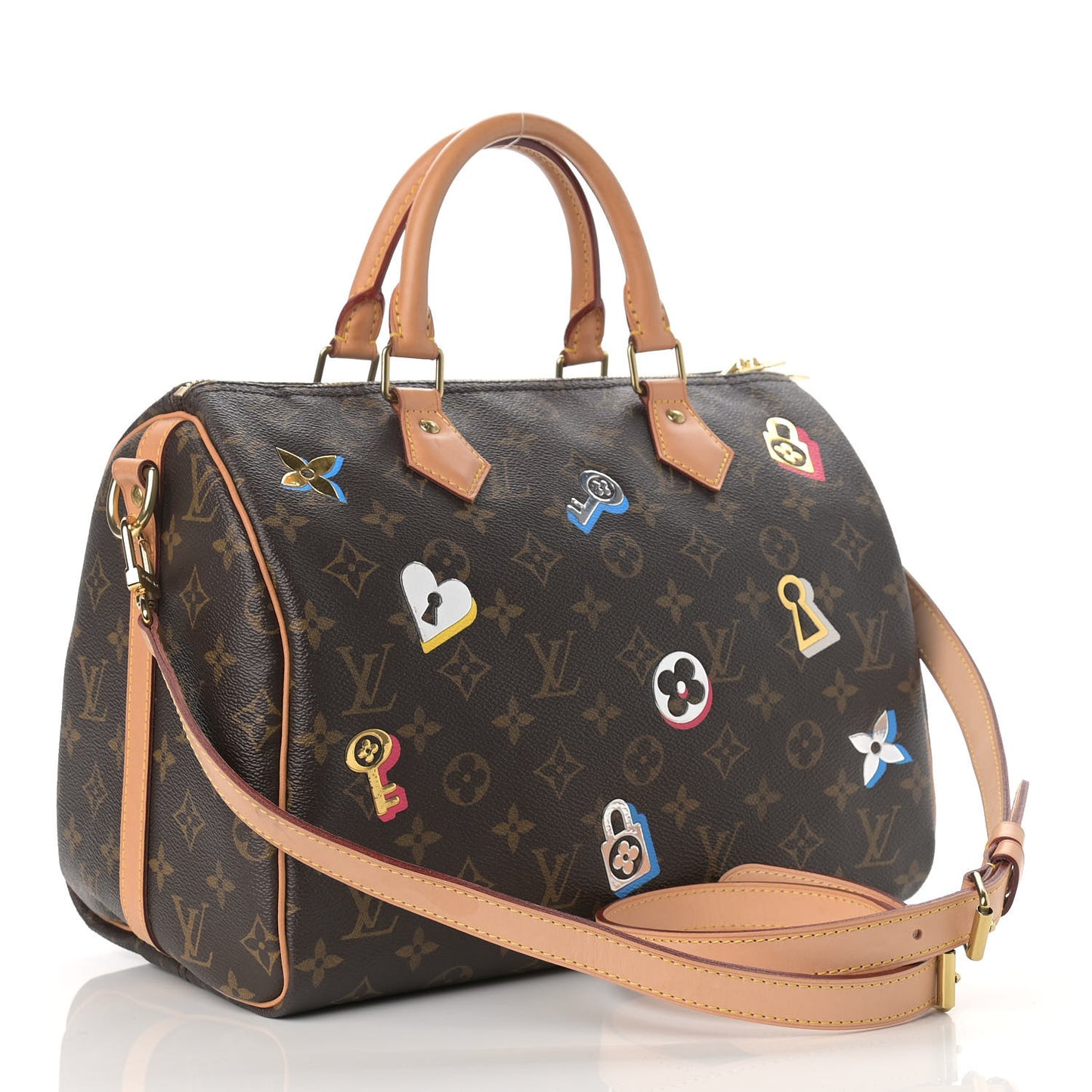 Monogram Love Lock Speedy Bandouliere 30