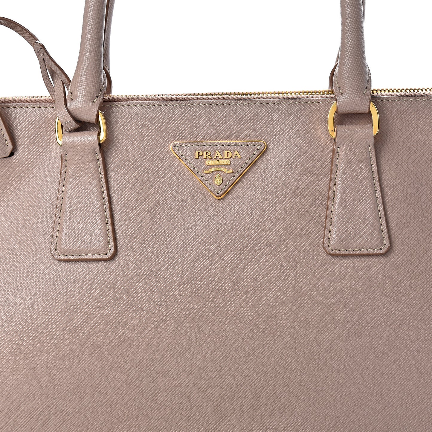 Saffiano Medium Galleria Double Zip Tote Cammeo