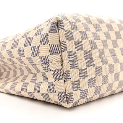 Louis Vuitton Damier Azur Graceful MM Rose Ballerine 8 of 9
