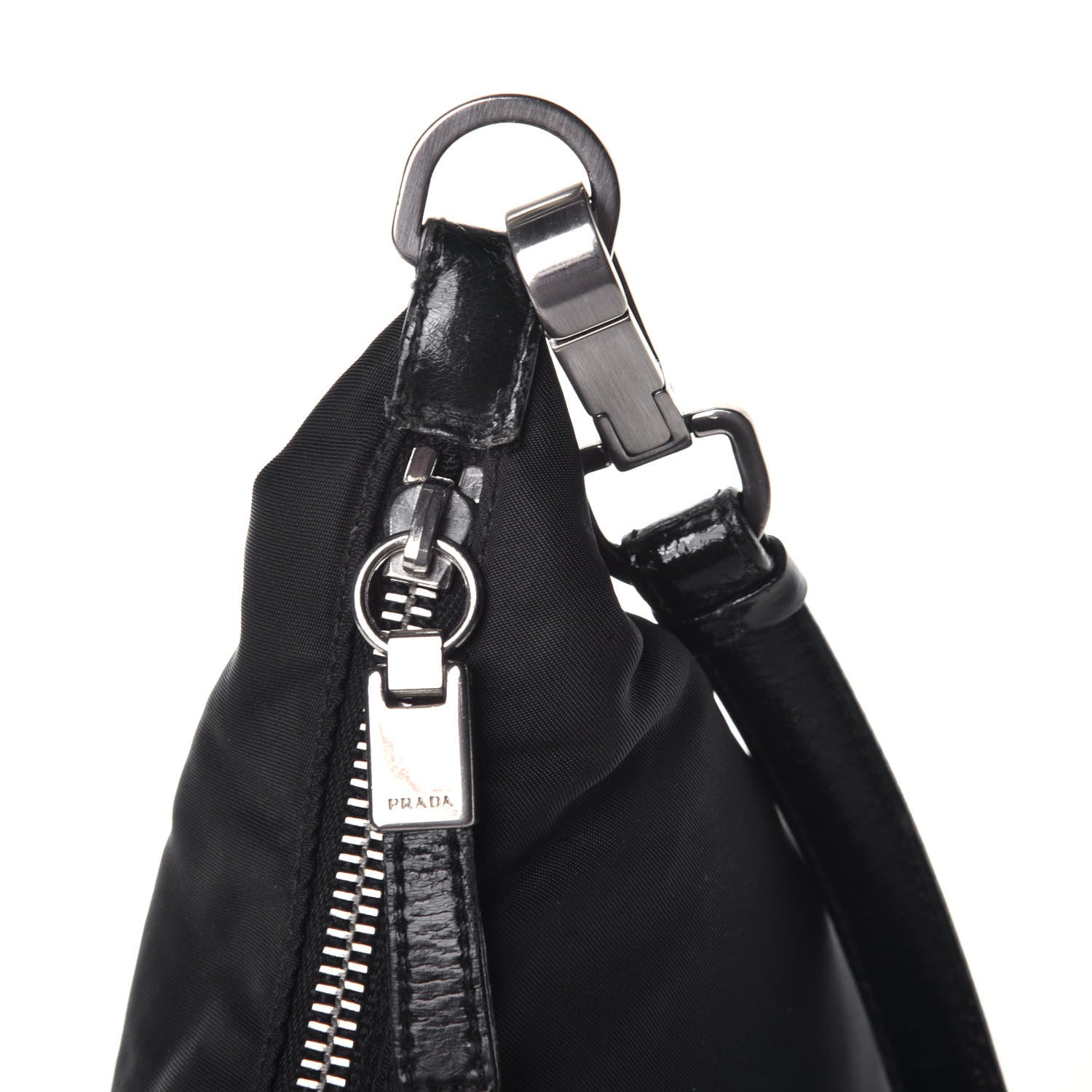 Prada Tessuto Nylon Sport Shoulder Bag Black 9 of 10