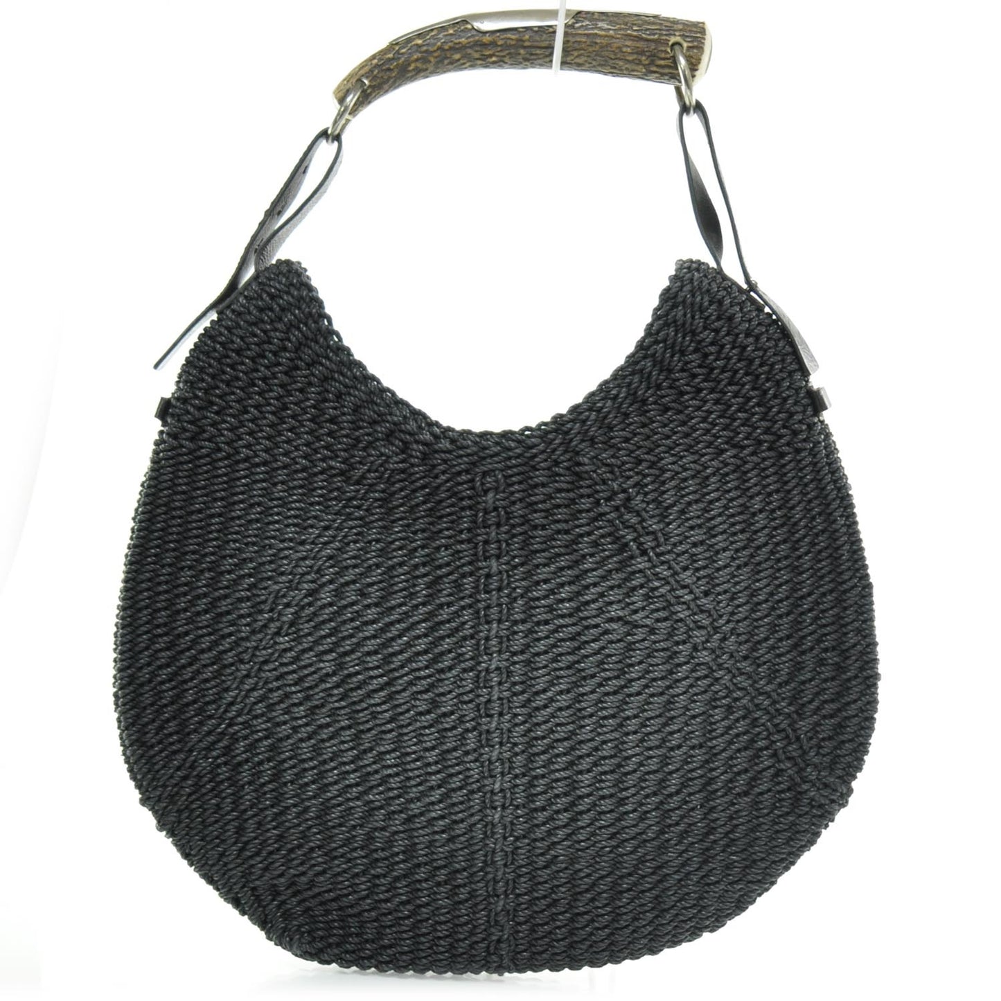 Woven Straw Mombasa Black