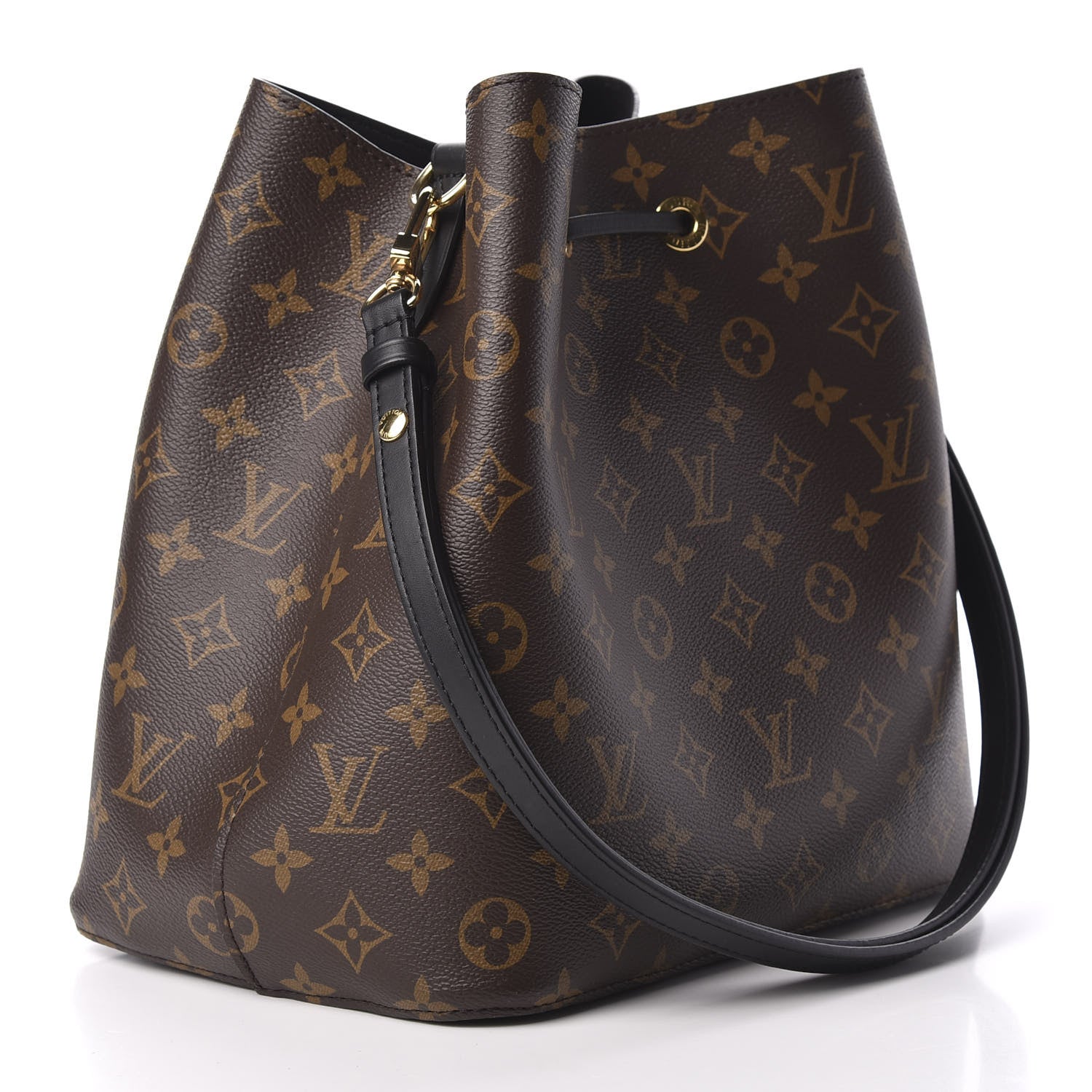 Louis Vuitton Monogram Neonoe MM Black 3 of 8