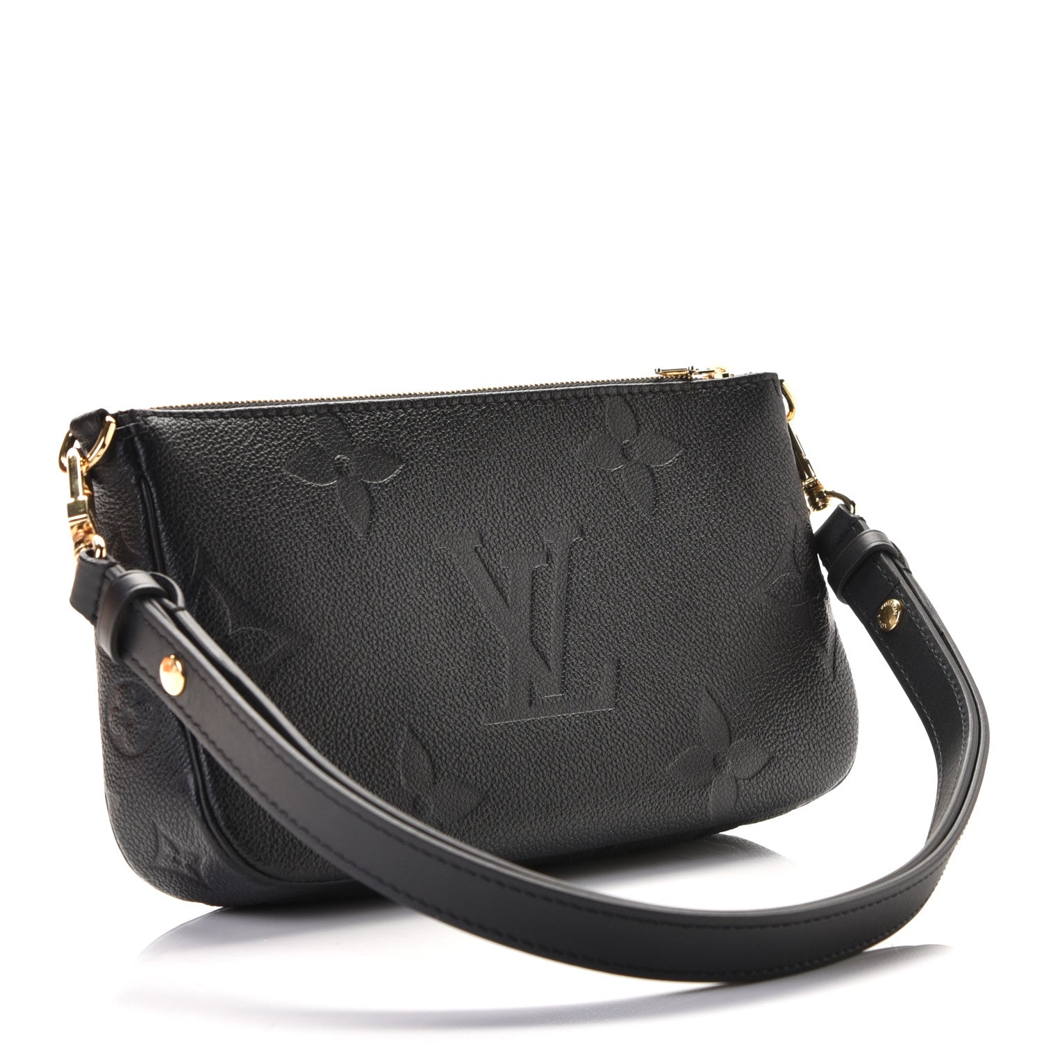 Louis Vuitton Empreinte Monogram Giant Multi Pochette Accessories Large Pochette Black 2 of 7