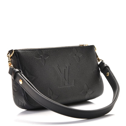 Louis Vuitton Empreinte Monogram Giant Multi Pochette Accessories Large Pochette Black 2 of 7