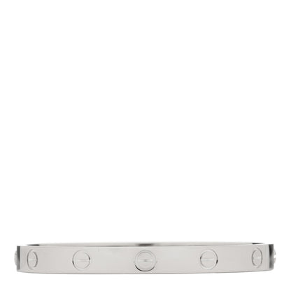 Cartier 18K White Gold LOVE Bracelet 16 1 of 8