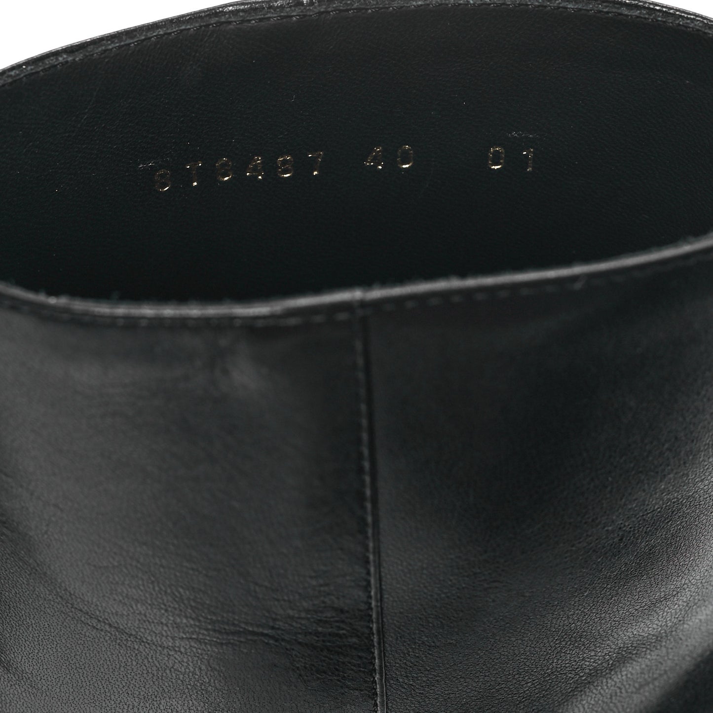 Vitello Nappa FF Cutout Baguette 45mm Ankle Boots 40 Black