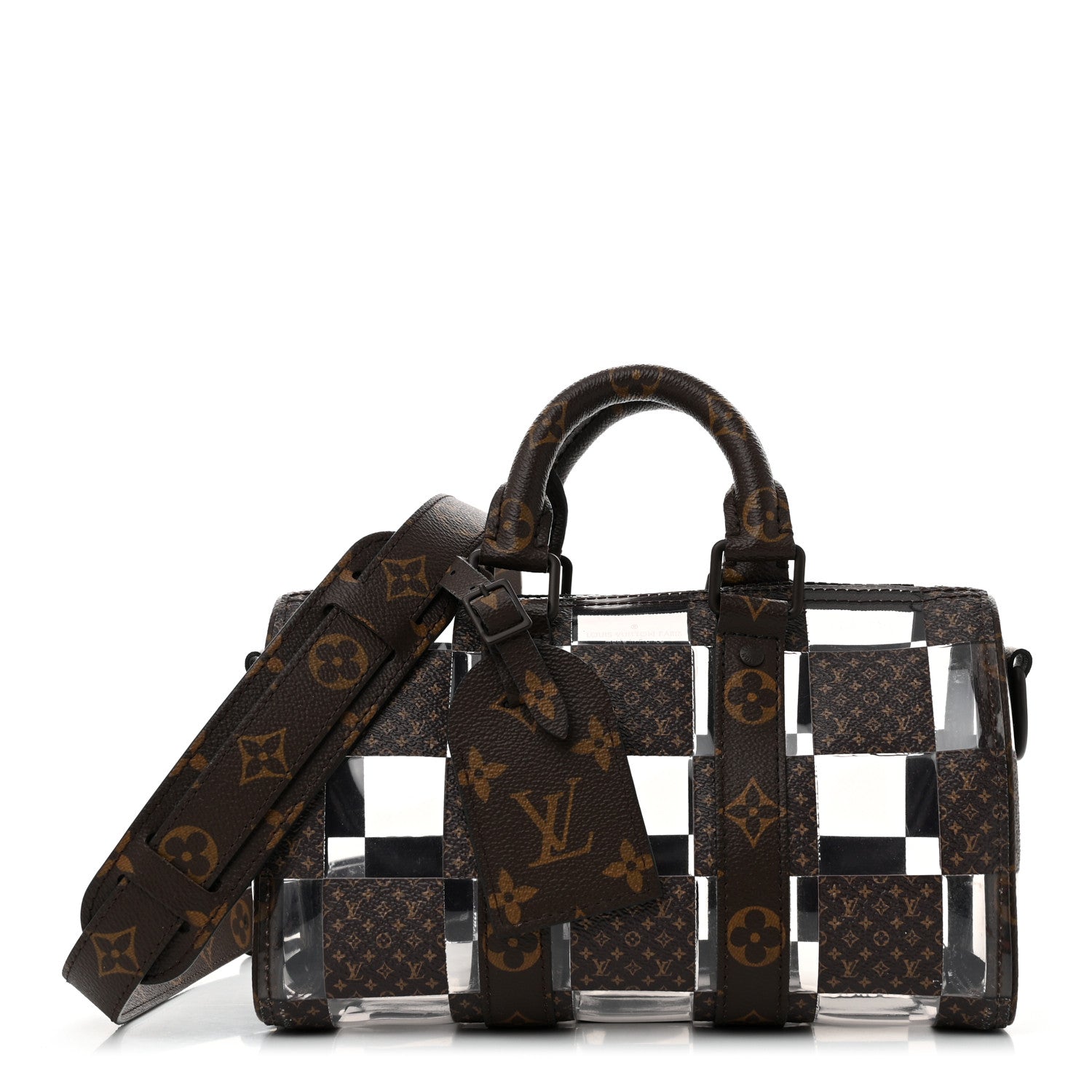 Louis Vuitton PVC Monogram Chess Keepall Bandouliere 25 1 of 11