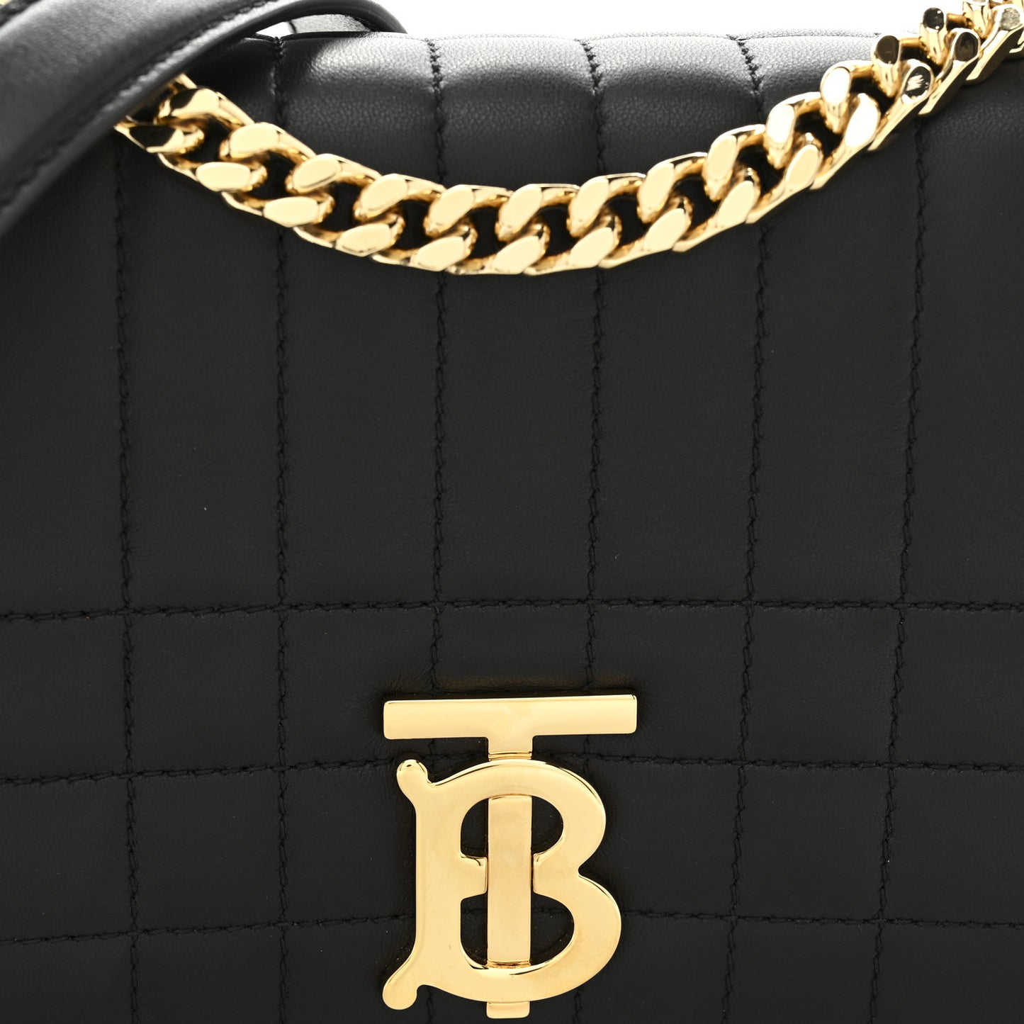 Lambskin Quilted Small Lola Bag Black