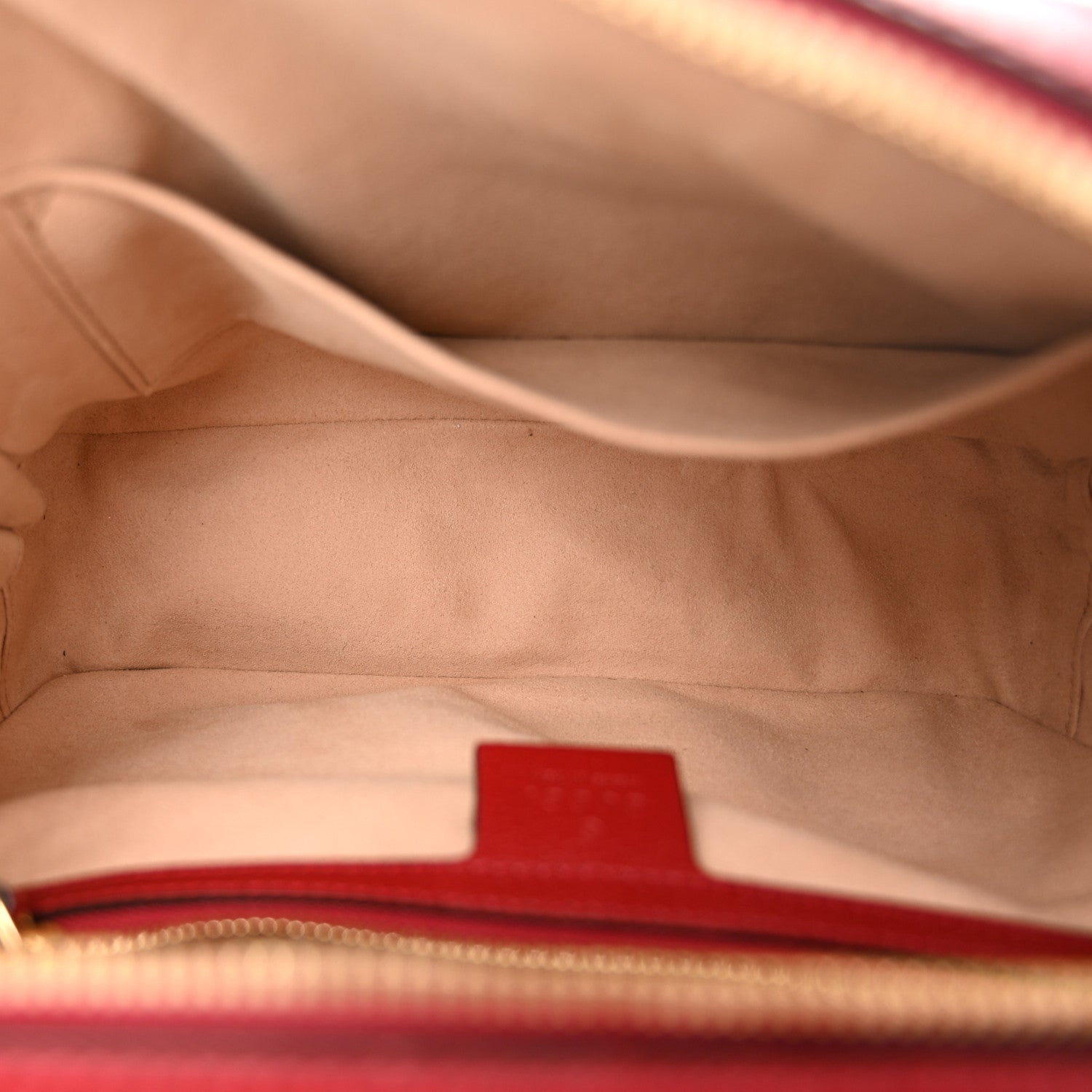 Gucci GG Supreme Monogram Flora Web Small Ophidia Top Handle Shoulder Bag Hibiscus Red 5 of 11