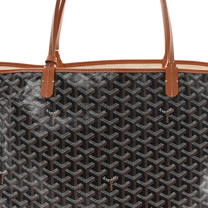 Goyard Goyardine Saint Louis GM Black Gold 8 of 10