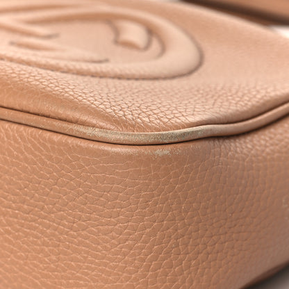 Gucci Pebbled Calfskin Small Soho Disco Bag Camelia 9 of 16