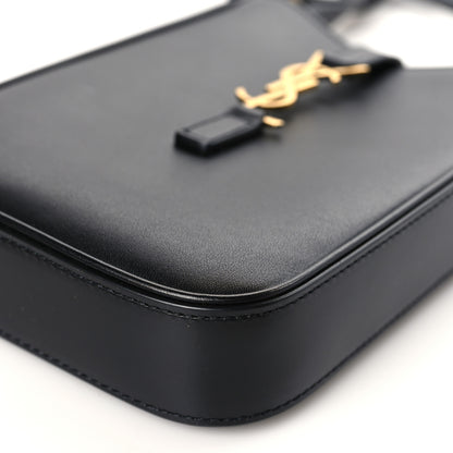 Saint Laurent Smooth Calfskin Mini Le 5 A 7 Vertical Hobo Black 9 of 10